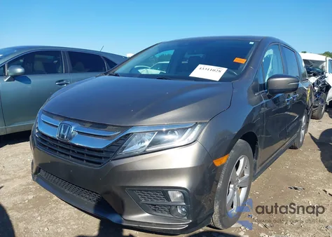 2019 Honda Odyssey Ex-L z USA, uszkodzony, nr VIN 5FNRL6H71KB101877